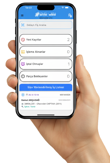 Oto Servis Yönetimi